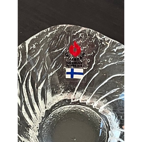 Vintage 70s METSA Glass Bowl // Pertti Kallionen // Lasisepat Mantsala Finland - Picture 4 of 6